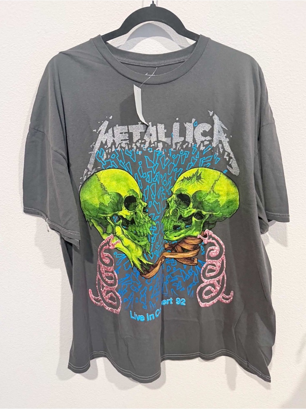 Metallica Graphic Band Tee - Charcoal